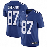 Nike New York Giants #87 Sterling Shepard Royal Blue Team Color NFL Vapor Untouchable Limited Jersey,baseball caps,new era cap wholesale,wholesale hats